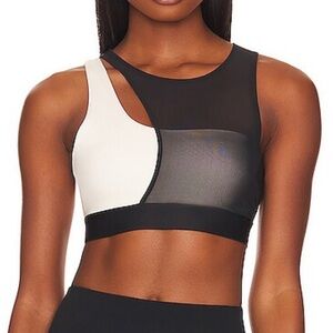 Le Ore Fiori asymmetrical sport bra